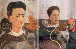 Releitura de Frida Kahlo - Fonte: Louie_lou_eye - Via Mistérios do Mundo