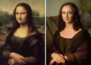 Releitura de Mona Lisa - Leonardo da Vinci - fonte: Krlmhl - Via Mistérios do Mundo