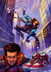 SPIDER_VERSE - Desenho de Paulo de Borges