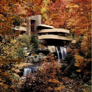 Casa da Cascata de Frank Lloyd Wright - Fonte Archdaily